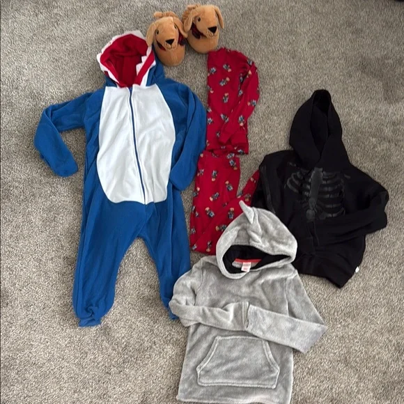 Colorful Kids' Hoodie and Onesie Set - Picture 1 of 14